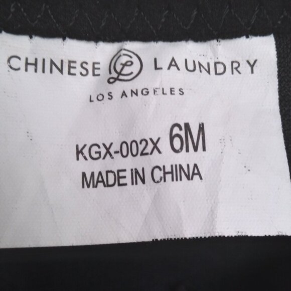 Chinese Laundry 'Briella' Black ThighHigh Suede Boots Floral Embroidery NWOB Sz6 - Picture 5 of 9